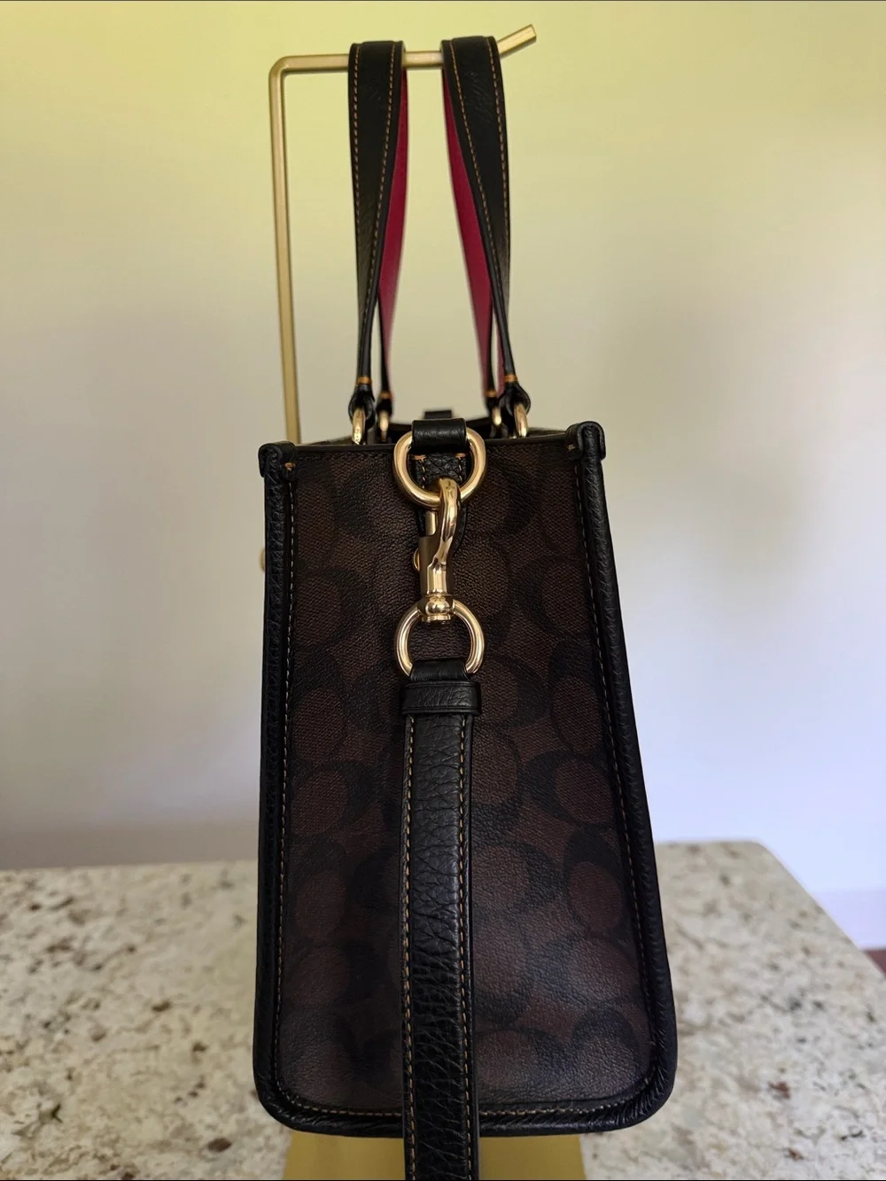 Coach Dempsey Carryall Bag in Signature Canvas with Skyline